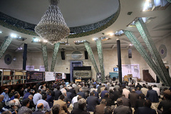 مراسم یادبود دو جهادگر شهید حادثه تروریستی مجلس