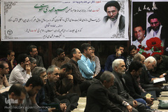 مراسم یادبود دو جهادگر شهید حادثه تروریستی مجلس