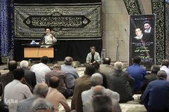 مراسم یادبود دو جهادگر شهید حادثه تروریستی مجلس