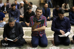 مراسم یادبود دو جهادگر شهید حادثه تروریستی مجلس