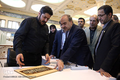 بازدید وزیر ورزش و جوانان از بیست و پنجمین نمایشگاه بین المللی قرآن کریم