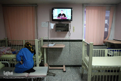 مراسم معنوی احیاء شب بیست و یکم ماه مبارک رمضان در بیمارستان کودکان مفید تهران