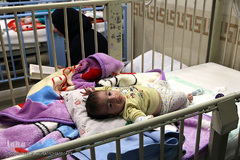 مراسم معنوی احیاء شب بیست و یکم ماه مبارک رمضان در بیمارستان کودکان مفید تهران