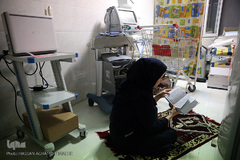 مراسم معنوی احیاء شب بیست و یکم ماه مبارک رمضان در بیمارستان کودکان مفید تهران