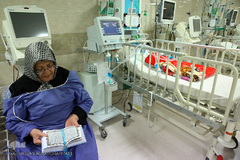 مراسم معنوی احیاء شب بیست و یکم ماه مبارک رمضان در بیمارستان کودکان مفید تهران