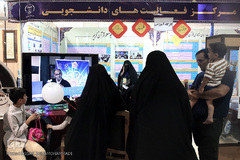 غرفه سازمان فعالیتهای قرآنی دانشگاهیان کشور در نمایشگاه بین المللی قرآن کریم