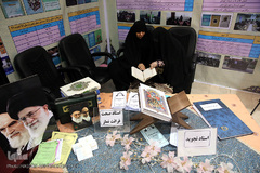 غرفه سازمان فعالیتهای قرآنی دانشگاهیان کشور در نمایشگاه بین المللی قرآن کریم