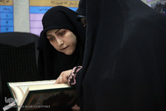 غرفه سازمان فعالیتهای قرآنی دانشگاهیان کشور در نمایشگاه بین المللی قرآن کریم