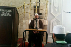 حجت الاسلام موسوی درچه‌ای در مسجد زینت السلام شهر کیپ تاون