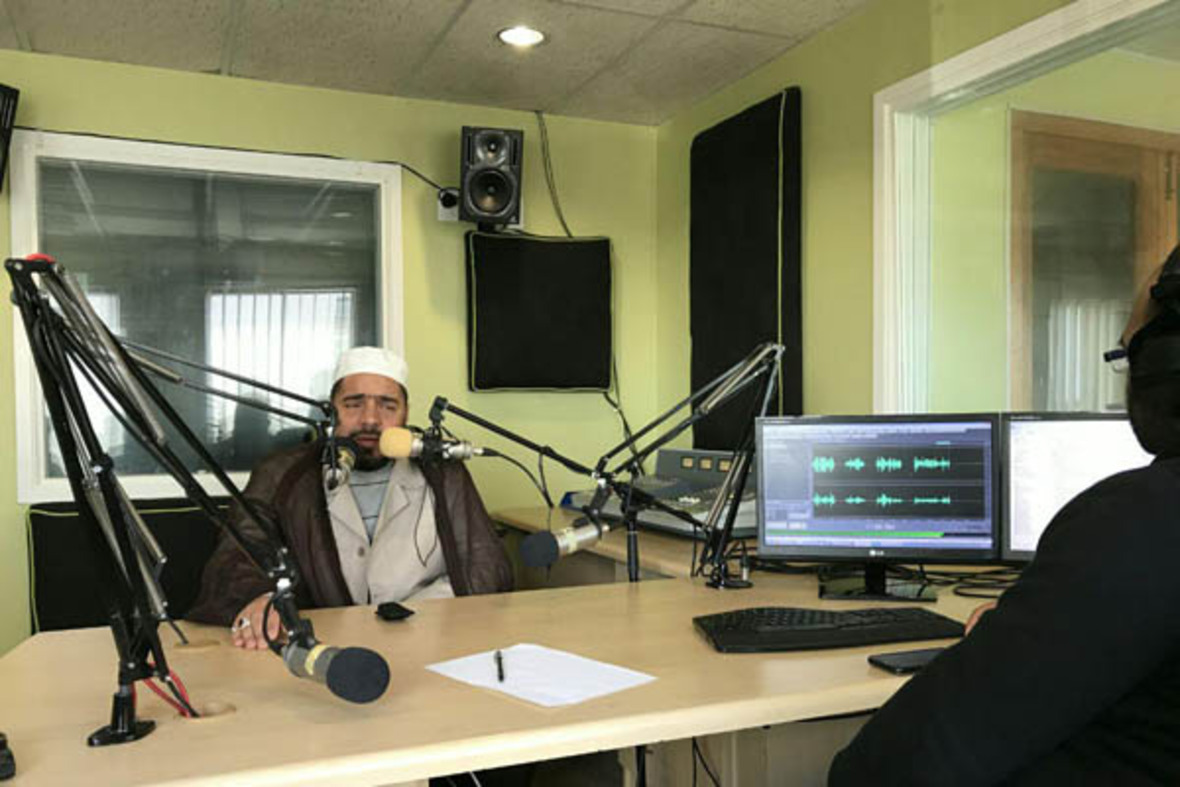 استودیویی رادیویی در شهر کیپ تاون