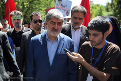 حضور علی مطهری، نایب رییس مجلس در راهپیمایی روز قدس