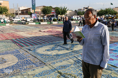 نماز عید سعید فطر در جوار سیدالکریم (ع)