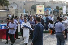 نماز عید سعید فطر در جوار سیدالکریم (ع)