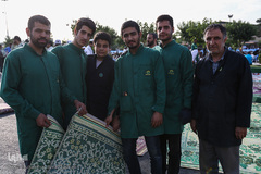 نماز عید سعید فطر در جوار سیدالکریم (ع)