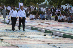 نماز عید سعید فطر در جوار سیدالکریم (ع)