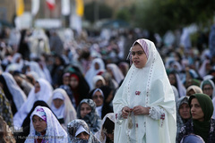 نماز عید سعید فطر در جوار سیدالکریم (ع)