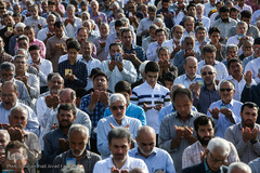 نماز عید سعید فطر در جوار سیدالکریم (ع)