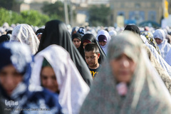 نماز عید سعید فطر در جوار سیدالکریم (ع)