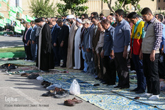 نماز عید سعید فطر در جوار سیدالکریم (ع)