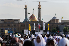 نماز عید سعید فطر در جوار سیدالکریم (ع)