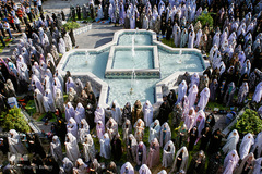 نماز عید سعید فطر در جوار حرم حضرت امام زاده حسن (ع)
