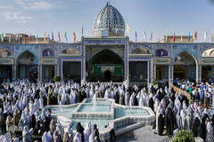 نماز عید سعید فطر در جوار حرم حضرت امام زاده حسن (ع)
