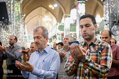 نماز عید سعید فطر در جوار حرم حضرت امام زاده حسن (ع)
