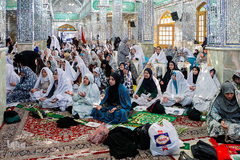 نماز عید سعید فطر در جوار حرم حضرت امام زاده حسن (ع)
