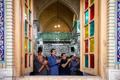 نماز عید سعید فطر در جوار حرم حضرت امام زاده حسن (ع)
