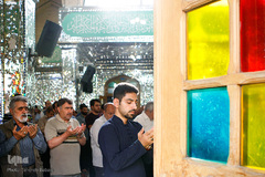 نماز عید سعید فطر در جوار حرم حضرت امام زاده حسن (ع)
