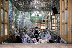 نماز عید سعید فطر در جوار حرم حضرت امام زاده حسن (ع)
