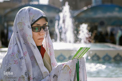 نماز عید سعید فطر در جوار حرم حضرت امام زاده حسن (ع)
