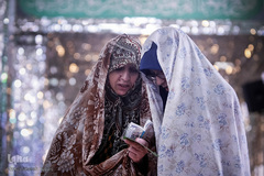 نماز عید سعید فطر در جوار حرم حضرت امام زاده حسن (ع)
