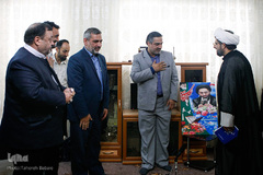 دیدار با خانواده شهید حجت‌الاسلام سیدمهدی تقوی
