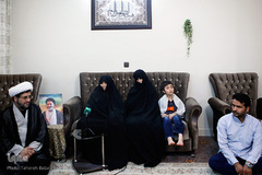 دیدار با خانواده شهید حجت‌الاسلام سیدمهدی تقوی
