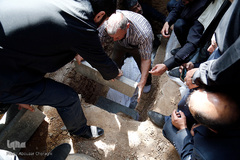 تشییع پیکر مرحوم  سید رضا نیری