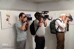 افتتاحیه نمایشگاه آثار راه یافته به مسابقه بین المللی کاریکاتور و کارتون ترامپیسم