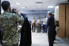 بازدید جمعی از مدیران قرآنی ارتش از ایکنا