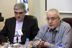 استاد حبیب مهکام، پیشکسوت قرآنی و مهدی قره‌ شیخلو، رئیس سازمان دارالقرآن‌الکریم