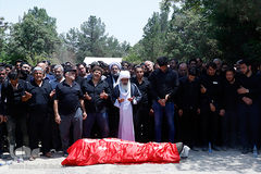 تشییع امیرحسین زمان