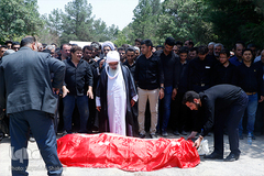 تشییع امیرحسین زمان