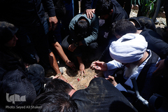 تشییع امیرحسین زمان