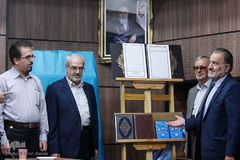 مراسم رونمایی از ۸ محصول جدید قرآنی سازمان دارالقرآن الکریم