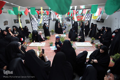 مراسم روز عفاف و حجاب در میدان امام حسین (ع)