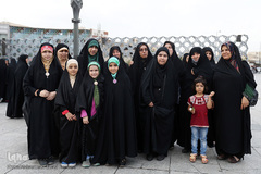 مراسم روز عفاف و حجاب در میدان امام حسین (ع)