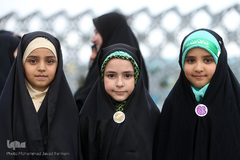 مراسم روز عفاف و حجاب در میدان امام حسین (ع)