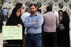 مراسم روز عفاف و حجاب در میدان امام حسین (ع)