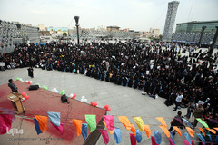 مراسم روز عفاف و حجاب در میدان امام حسین (ع)