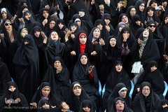 مراسم روز عفاف و حجاب در میدان امام حسین (ع)