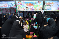 مراسم روز عفاف و حجاب در میدان امام حسین (ع)